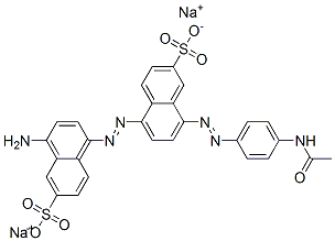 CAS#: 67906-51-8， Disodium 8-[(4-Acetamidophenyl)Azo]-5-[(4-Amino-6-Sulphonatonaphthyl)Azo]Naphthalene-2-Sulphonate