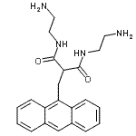 CAS#: 67936-20-3， N,N'-Bis(2-aminoethyl)-2-(9-anthrylmethyl)malonamide