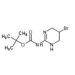 CAS#: 679430-58-1， 2-Methyl-2-propanyl (5-bromo-1,4,5,6-tetrahydro-2-pyrimidinyl)carbamate