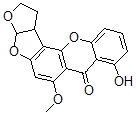 CAS#: 6795-16-0， 8-Hydroxy-6-methoxy-1,2,3aR,12cS-tetrahydro-7H-furo(3',2':4,5)furo(2,3-c)xanthen-7-one