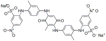 CAS#: 6797-90-6， Disodium 2,2'-[(2-Methyl-3,6-Dioxo-1,4-Cyclohexadiene-1,4-Diyl)Bis[Imino(2-Methyl-4,1-Phenylene)Imino]]Bis(5-Nitrobenzenesulphonate)