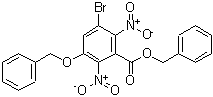 CAS#: 67973-25-5， Benzyl 3-(benzyloxy)-5-bromo-2,6-dinitrobenzoate