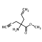 CAS 登录号：680189-75-7， 甲基2-氨基-2-(2-丙炔-1-基)-4-戊烯酸酯