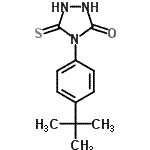 CAS#: 680217-67-8， 4-[4-(2-Methyl-2-propanyl)phenyl]-5-thioxo-1,2,4-triazolidin-3-one