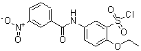 CAS 登录号：680618-00-2， 2-乙氧基-5-[(3-硝基苯甲酰)氨基]苯磺酰氯
