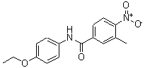 CAS#: 680618-07-9， N-(4-Ethoxyphenyl)-3-methyl-4-nitrobenzamide