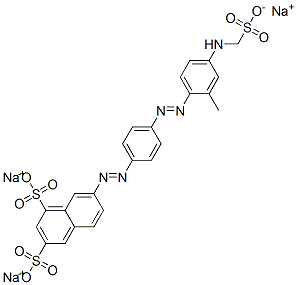 CAS#: 68084-12-8， Trisodium 7-[[4-[[2-Methyl-4-[(Sulphonatomethyl)Amino]Phenyl]Azo]Phenyl]Azo]Naphthalene-1,3-Disulphonate