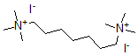 CAS#: 6810-45-3， N,N,N,N',N',N'-Hexamethyl-1,7-heptanediammonium diiodide