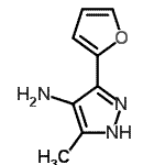 CAS#: 681180-64-3， 3-(2-Furyl)-5-methyl-1H-pyrazol-4-amine