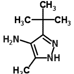 CAS#: 681180-69-8， 5-Methyl-3-(2-methyl-2-propanyl)-1H-pyrazol-4-amine