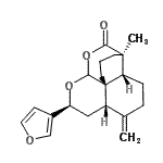 CAS#: 6813-08-7， (1S,2R,6S,8S,13S)-8-(3-Furyl)-13-Methyl-5-Methylene-9,11-Dioxatetracyclo[8.6.0.0<Sup>1,6</Sup>.0<Sup>2,13</Sup>]Hexadecan-12-One