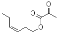 结构式 CAS# 68133-76-6, 2-氧代-丙酸 (3Z)-3-己烯-1-基酯