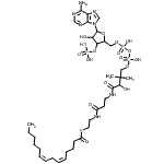 CAS#: 68134-76-9， S-{1-[5-(6-Amino-9H-purin-9-yl)-4-hydroxy-3-(phosphonooxy)tetrahydro-2-furanyl]-3,5,9-trihydroxy-8,8-dimethyl-3,5-dioxido-10,14-dioxo-2,4,6-trioxa-11,15-diaza-3lambda<sup>5</sup>,5lambda<sup>5</sup>-diphosphaheptadecan -17-yl} (5Z,8Z)-5,8-tetradecadienethioate