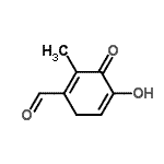 CAS#: 681453-68-9， 4-Hydroxy-2-methyl-3-oxo-1,4-cyclohexadiene-1-carbaldehyde