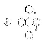 CAS#: 68156-09-2， (2-Chlorophenyl){2-[(2-chlorophenyl)sulfanyl]phenyl}phenylsulfonium hexafluorophosphate