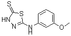 CAS#: 68161-58-0， 5-[(3-Methoxyphenyl)Amino]-1,3,4-Thiadiazole-2(3H)-Thione