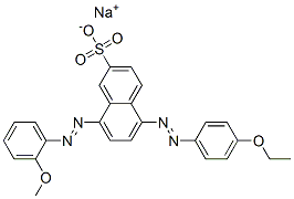 CAS#: 68227-62-3， Sodium 5-[(4-Ethoxyphenyl)Azo]-8-[(2-Methoxyphenyl)Azo]Naphthalene-2-Sulphonate