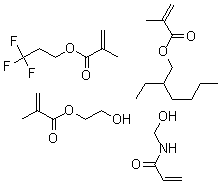 CAS#: 68239-43-0， 2-Methyl-2-Propenoic Acid 2-Ethylhexyl Ester Polymer With alpha-Fluoro-omega-(2-((2-Methyl-1-Oxo-2-Propenyl)Oxy)Ethyl)Poly(Difluoromethylene) 2-Hydroxyethyl 2-Methyl-2-Propenoate And N-(Hydroxymethyl)-2-Propenamide