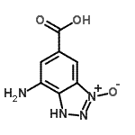 CAS#: 682779-23-3， 7-Amino-1H-benzotriazole-5-carboxylic acid 3-oxide