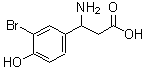 CAS#: 682804-40-6， 3-amino-3-(3-bromo-4-hydroxy-phenyl)propanoic acid