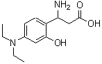 CAS 登录号：682804-51-9， 3-氨基-3-[4-(二乙基氨基)-2-羟基-苯基]丙酸