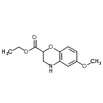 CAS#: 68281-50-5， Ethyl 6-methoxy-3,4-dihydro-2H-1,4-benzoxazine-2-carboxylate