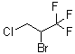 structure of CAS# 683-92-1, 2-Bromo-3-Chloro-1,1,1-Trifluoropropane;2-BROMO-3-CHLORO-1,1,1-TRIFLUOROPROPANE