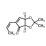 CAS#: 683276-46-2， (3aR,6aR)-2,2-Dimethyl-5-[(1Z)-1-propen-1-yl]-3a,6a-dihydro-4H-cyclopenta[d][1,3]dioxol-4-one