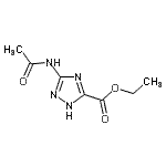 CAS#: 683782-57-2， Ethyl 3-acetamido-1H-1,2,4-triazole-5-carboxylate