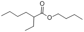 structure of CAS# 68443-63-0, 2-Ethylhexanoic Acid n-Butyl Ester;2-Ethylhexanoic Acid Butyl Ester;Hexanoic Acid, 2-Ethyl-, Butyl Ester