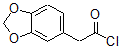structure of CAS# 6845-81-4, 1,3-Benzodioxole-5-Acetylchloride;1,3-Benzodioxol-5-Ylacetyl Chloride 97%;BENZO[1,3]DIOXOL-5-YL-ACETYL CHLORIDE;1,3-BENZODIOXOL-5-YLACETYL CHLORIDE