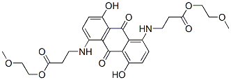 CAS#: 68479-79-8， Bis(2-Methoxyethyl) N,N'-(9,10-Dihydro-4,8-Dihydroxy-9,10-Dioxo-1,5-Anthracenediyl)Bis-beta-Alaninate