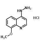 CAS#: 68500-36-7， 4-Hydrazino-8-methoxyquinoline hydrochloride (1:1)