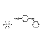 CAS#: 68541-73-1， 4-Anilinobenzenediazonium hexafluorophosphate