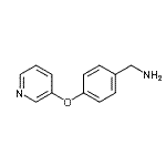 结构式 CAS# 685533-76-0, 1-[4-(3-吡啶基氧基)苯基]甲胺