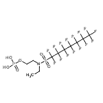 CAS#: 68568-53-6， 2-{Ethyl[(pentadecafluoroheptyl)sulfonyl]amino}ethyl dihydrogen phosphate