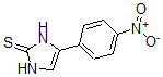 结构式 CAS# 6857-35-8, 1,3-二氢-4-(4-硝基苯基)-2H-咪唑-2-硫酮