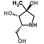 CAS#: 686708-45-2， (2R,3S,4S)-2-(Hydroxymethyl)-4-methyl-3,4-pyrrolidinediol