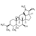 CAS#: 6869-47-2， (3beta,4alpha,5alpha,7beta,8xi)-3-(Dimethylamino)-4-methylconanine-5,7-diol