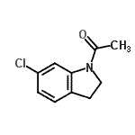 CAS#: 68748-67-4， 1-(6-Chloro-2,3-dihydro-1H-indol-1-yl)ethanone