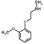 CAS#: 687622-79-3， 2-[(2-Methoxyphenyl)sulfanyl]-N-methylethanamine