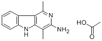 CAS#: 68808-54-8， 3-Amino-1,4-Dimethyl-5H-Pyrido[4,3-b]Indole, Acetate