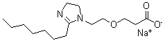 CAS#: 68877-55-4， 3-[2-(2-Heptyl-4,5-Dihydro-1H-Imidazol-1-Yl)Ethoxy]-Propanoic Acid Sodium Salt (1:1)