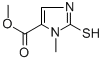 structure of CAS# 68892-07-9, Methyl 1-Methyl-2-Sulfanyl-1H-Imidazole-5-Carboxylate;Methyl 2,3-Dihydro-3-Methyl-2-Thioxo-1H-Imidazole-4-Carboxylate;4H-021;1H-Imidazole-4-Carboxylic Acid, 2,3-Dihydro-3-Methyl-2-Thioxo-, Methyl Ester