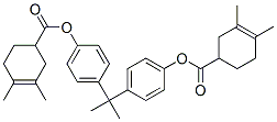 CAS#: 68892-29-5， Bis(3,4-Dimethyl-3-Cyclohexene-1-Carboxylic Acid)(1-Methylethylidene)Bis(4,1-Phenylene) Ester