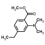 CAS#: 689148-76-3， Methyl 2-(dimethylamino)-4-ethylbenzoate