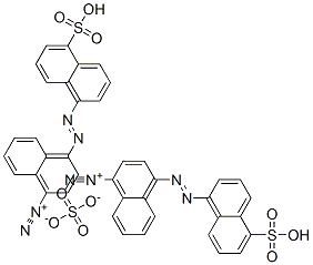 CAS#: 68938-69-2， Bis[4-[(5-Sulpho-1-Naphthyl)Azo]Naphthalene-1-Diazonium] Sulphate