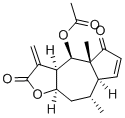 CAS#: 6895-47-2， (3aR)-2,3,3a,4,4a,5,7aalpha,8,9,9aalpha-Decahydro-4abeta,8alpha-Dimethyl-3-Methylene-4beta-Acetoxyazuleno[6,5-b]Furan-2,5-Dione