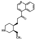 CAS#: 69-24-9， 1-(4-Quinolinyl)-3-[(3R,4R)-3-Vinyl-4-Piperidinyl]-1-Propanone