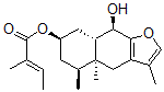 CAS#: 6902-62-1， (Z)-2-Methyl-2-Butenoic Acid (4aR)-4,4a,5,6,7,8,8abeta,9-Octahydro-9alpha-Hydroxy-3,4abeta,5beta-Trimethylnaphtho[2,3-b]Furan-7alpha-Yl Ester